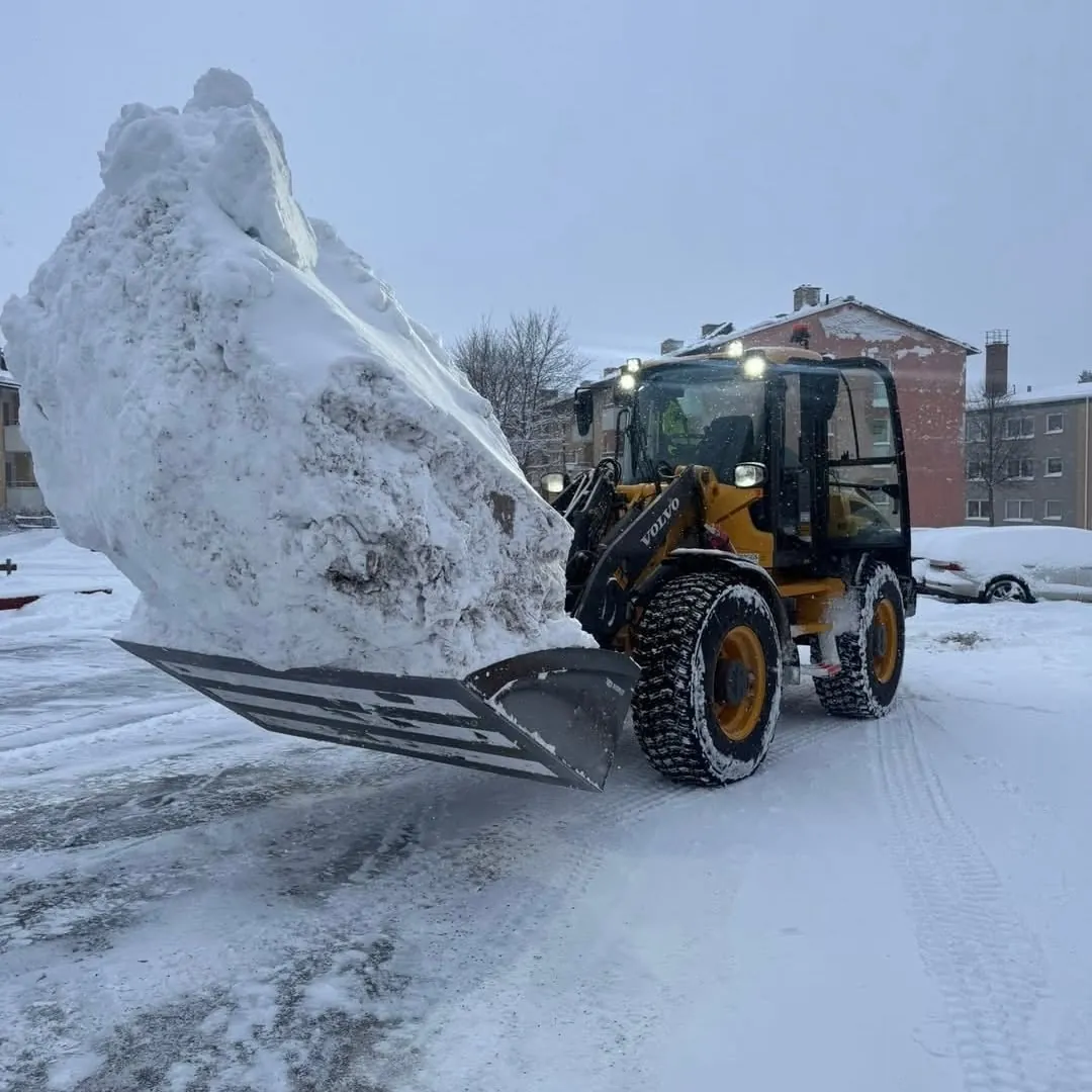Snöröjning vintertid