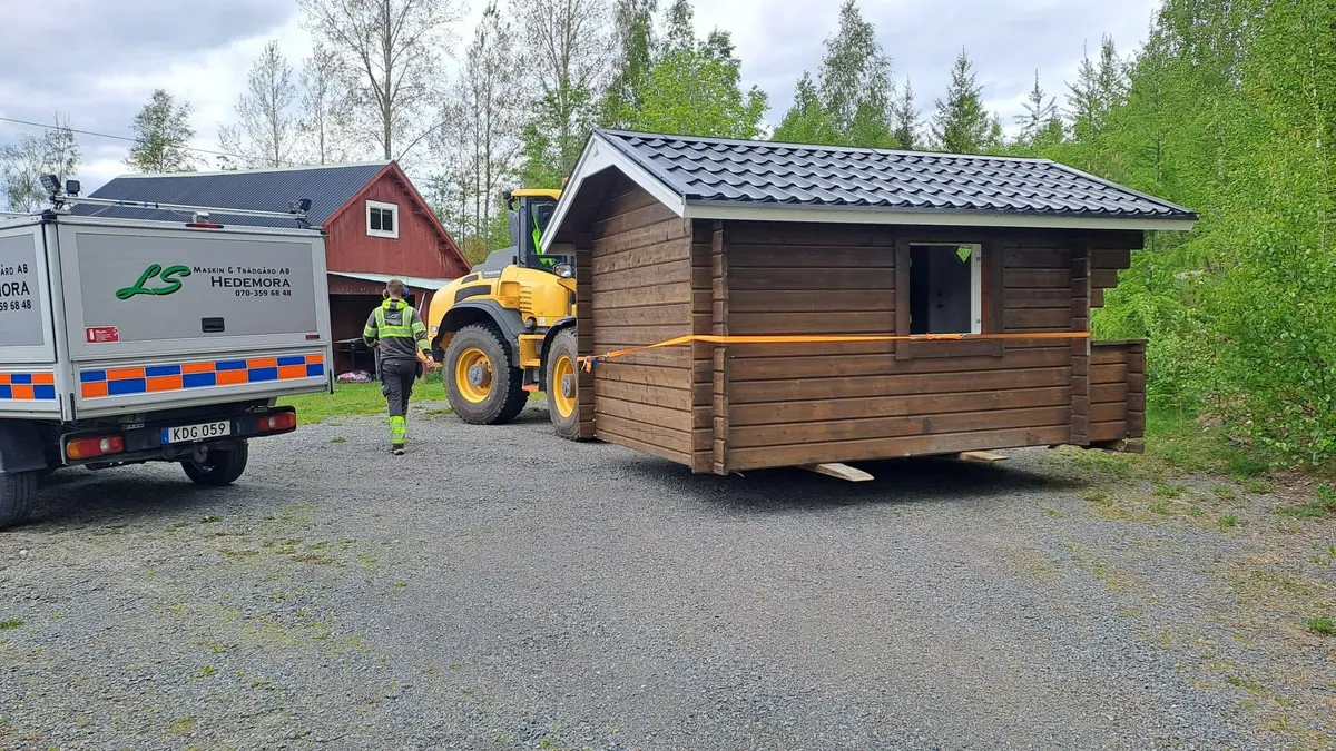 Transport av bodar och material
